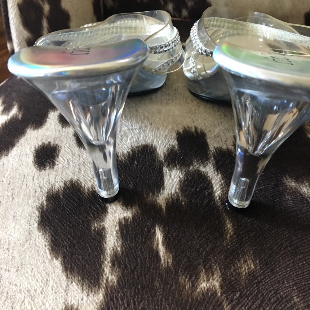 Rialto Clear Blingy Heels - Picture 4 of 4